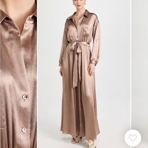 Elegant Satin Maxi Dress